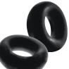 Hünkyjunk by Oxballs Lot de 2 cockrings Stiffy Bulge Noirs
